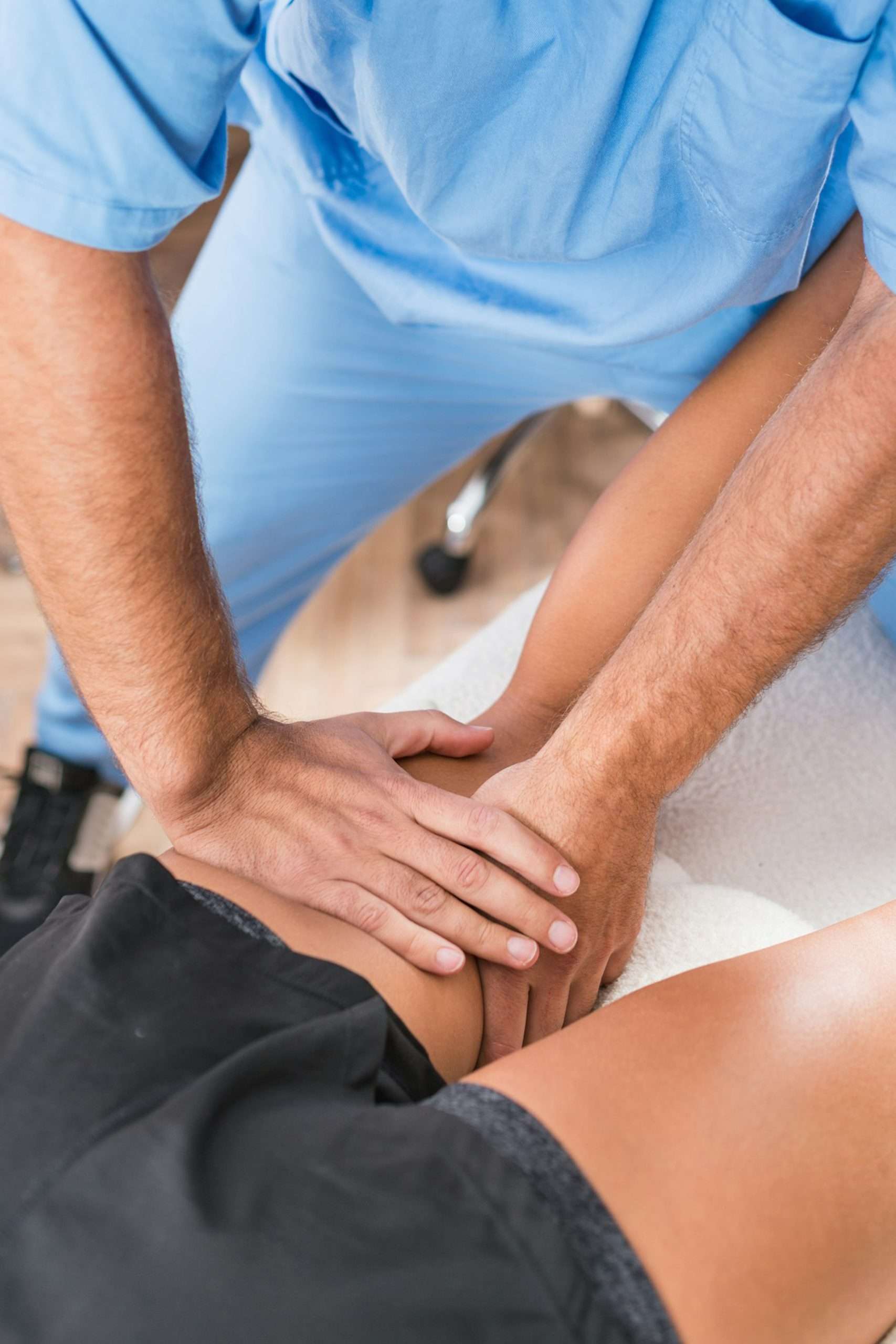 Hands-on orthopedic massage and manual therapy at AuraWerks